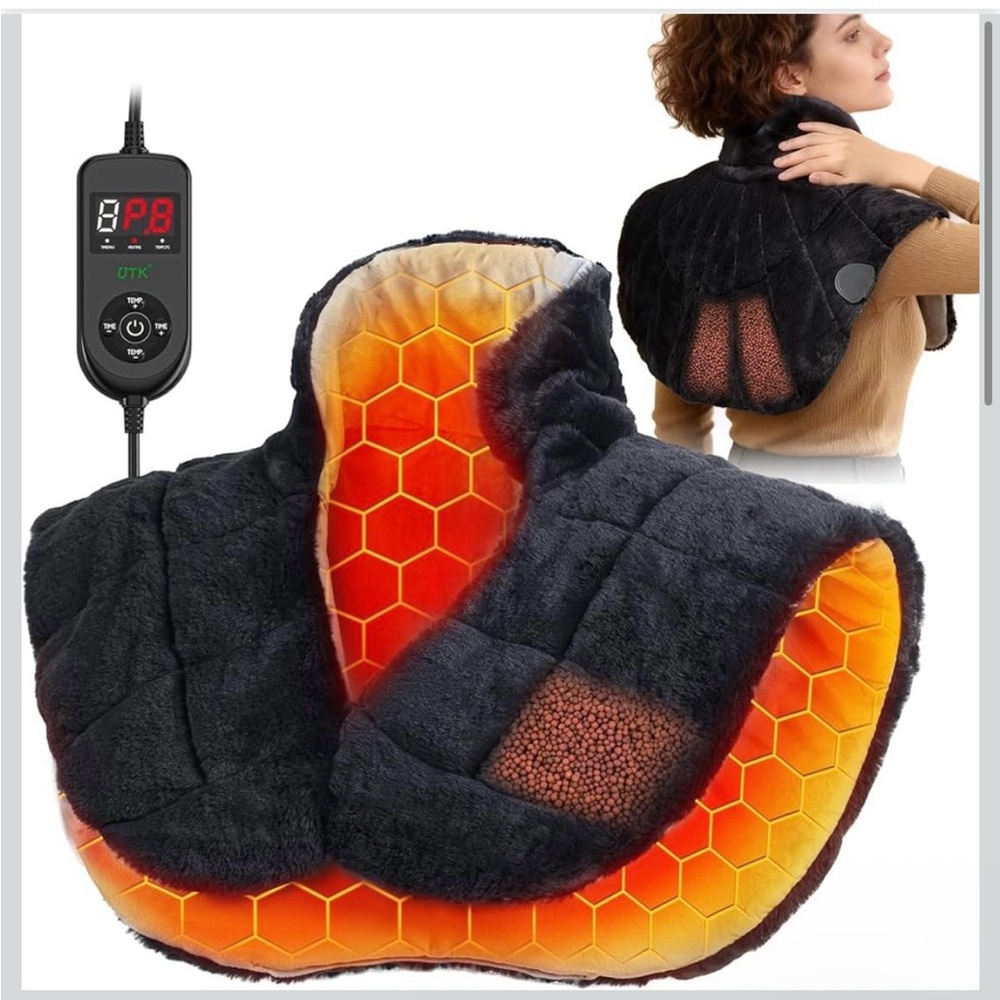 New weighted Heated Neck and Shoulder Wrap